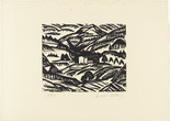 Walter Helbig. Landscape (Landschaft) from 16 Woodcuts (16 Holzschnitte). 1912, published 1926