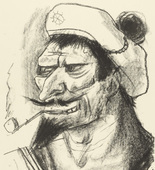 Otto Dix. Mediterranean Sailor (Südlicher Matrose). 1923