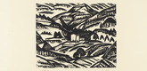 Walter Helbig. Landscape (Landschaft) from 16 Woodcuts (16 Holzschnitte). 1912, published 1926