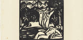 Walter Helbig. Bathers (Badende) from 16 Woodcuts (16 Holzschnitte). 1913, published 1926