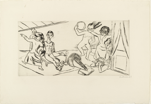 Max Beckmann. Dream II (Der Traum II). (1924, dated 1923)