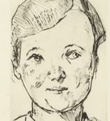 Max Beckmann. Klara. (1917, dated 1918, published 1918)