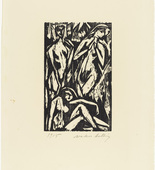 Walter Helbig. Nudes (Akte) from 16 Woodcuts (16 Holzschnitte). 1915, published 1926