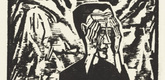 Erich Heckel. Man on a Plain (Mann in der Ebene) from the portfolio Eleven Woodcuts, 1912-1919 (Elf Holzschnitte, 1912-1919). 1917 (published 1921)