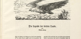 August Gaul. Untitled, illustration to Stefan Zweig's "The Legend of the Third Dove" (headpiece, folio 56) from the periodical Der Bildermann, supplement to vol. 1, no. 17 (Dec 1916). 1916