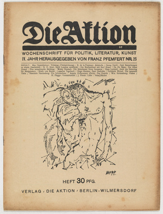 Die Aktion, vol. 4, no. 25. June 20, 1914
