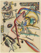 Vasily Kandinsky. The Horseman (Reiter). 1916