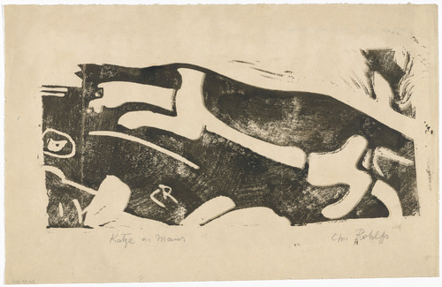 Christian Rohlfs. Cat and Mouse (Katze und Maus). (c. 1912/13)