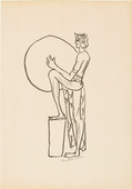 Max Beckmann. Composition (Komposition) from the illustrated book Max Beckmann. (1948, published 1949)