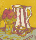 Ernst Ludwig Kirchner. Still Life (Stilleben) from the portfolio Brücke 1908. 1907, published 1908