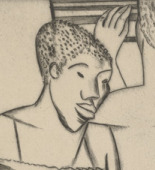 Lasar Segall. Two Women of the Mangue with Blinds (Duas mulheres do Mangue com persiana). (1928)