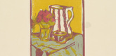 Ernst Ludwig Kirchner. Still Life (Stilleben) from the portfolio Brücke 1908. 1907, published 1908