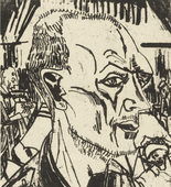 Erich Heckel. Demented Soldier (Irrer Soldat). 1916 (published 1920)