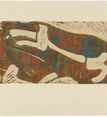 Christian Rohlfs. Cat and Mouse (Katze und Maus). (c. 1912/13)