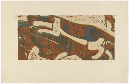 Christian Rohlfs. Cat and Mouse (Katze und Maus). (c. 1912/13)