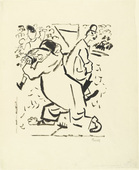 George Grosz. At the Circus Medrano (Im Zirkus Medrano). (1924)