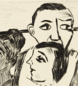 Max Beckmann. Two Dancing Couples (Zwei Tanzpaare). (1923)