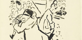 George Grosz. At the Circus Medrano (Im Zirkus Medrano). (1924)
