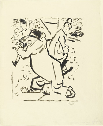 George Grosz. At the Circus Medrano (Im Zirkus Medrano). (1924)
