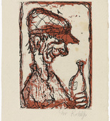 Christian Rohlfs. Drunkard (Trinker). (c. 1915)