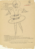 Oskar Schlemmer. Spiral (Spirale) from Notes and Sketches for the Triadic Ballet (Das triadische Ballett). (c. 1938)