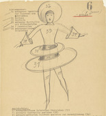 Oskar Schlemmer. Spiral (Spirale) from Notes and Sketches for the Triadic Ballet (Das triadische Ballett). (c. 1938)