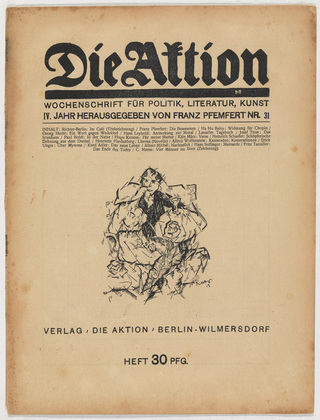 Die Aktion, vol. 4, no. 31. August 1, 1914