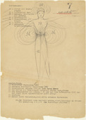 Oskar Schlemmer. Wire Costume (Draht-Kostüm) from Notes and Sketches for the Triadic Ballet (Das triadische Ballett). (c. 1938)