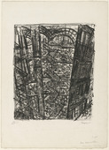 Paul Gangolf. The Department Store (Das Warenhaus) from the portfolio Metropolis. (1922, published 1923)