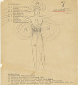 Oskar Schlemmer. Wire Costume (Draht-Kostüm) from Notes and Sketches for the Triadic Ballet (Das triadische Ballett). (c. 1938)