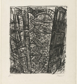 Paul Gangolf. The Department Store (Das Warenhaus) from the portfolio Metropolis. (1922, published 1923)