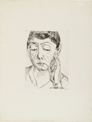 Max Beckmann. Model (Modell). (c. 1917)