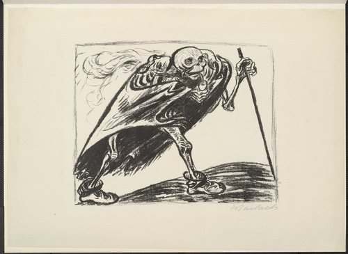 Ernst Barlach. Traveling Death (Wandernder Tod). (1923)