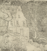 Lyonel Feininger. The Evening Greeting (Abendgruss). 1917