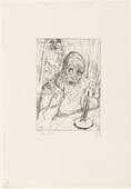 Jakob Steinhardt. Jew Praying (Betender). (c. 1917)