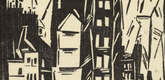 Lyonel Feininger. Houses in Old Paris (Pariser Häuser). 1919