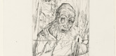 Jakob Steinhardt. Jew Praying (Betender). (c. 1917)