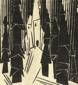 Lyonel Feininger. Church in the Woods, 2 (Waldkirche, 2). 1920