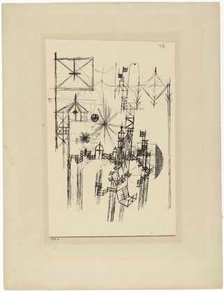 Paul Klee. With the Flag (Mit der Fahne). 1918