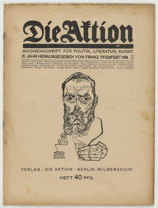 Die Aktion, vol. 4, no. 42/43. October 24, 1914
