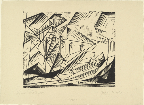 Lyonel Feininger. Zirchow. 1920