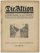 W. Doessler. Die Aktion, vol. 4, no. 46/47. November 21, 1914