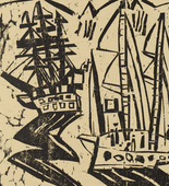 Lyonel Feininger. Ships (Schiffe). 1919