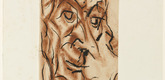 Christian Rohlfs. Man with Pointed Nose (Mann mit spitzer Nase). (1921)