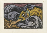 Jakob Steinhardt. Jonah Is Spit Out (Jona wird ausgespuckt). 1951