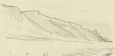 Lyonel Feininger. Cliffs and Sea. 1928