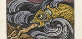 Jakob Steinhardt. Jonah Is Spit Out (Jona wird ausgespuckt). 1951
