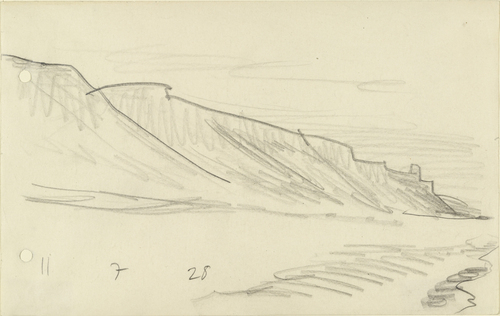 Lyonel Feininger. Cliffs and Sea. 1928