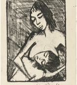 Otto Mueller. Mother and Child 2 (Small Version) (Mutter und Kind 2 [kleine Fassung]). (1920, published 1921)