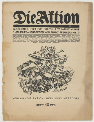 Die Aktion, vol. 5, no. 1/2. January 2, 1915